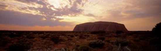 Uluru-Kata Tjuta National Park Northern Territory Australia Canvas Art - Panoramic Images (36 x 12)