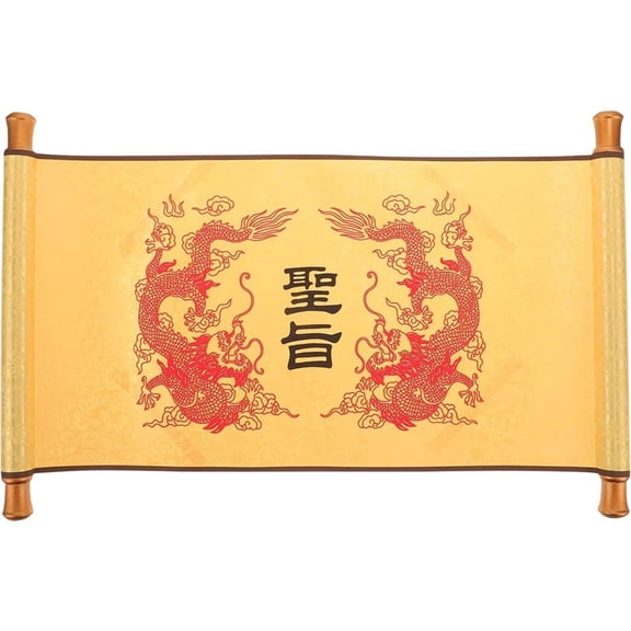 Ulxkmt Blank Scroll Chinese Style Ancient Rolls Special Events Props Home Decor 1Pc