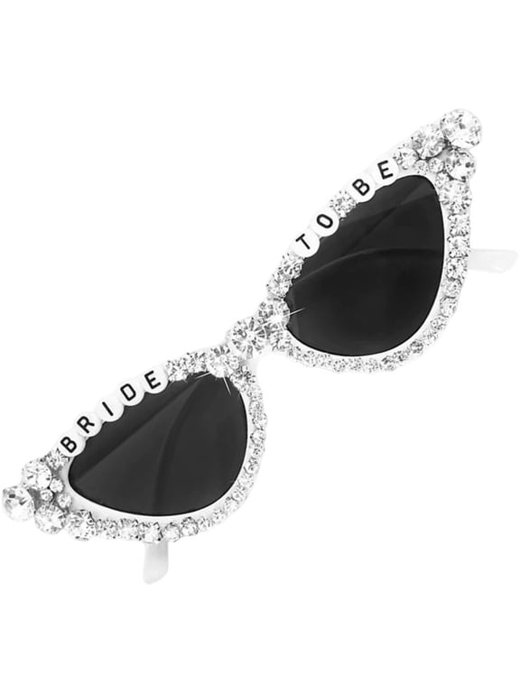 Bride To Be Novelty Party Sunglasses 1 Pack Bridal Shower Eyewear for Bachelorette Beach Wedding 148x43x143mm