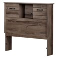 Ulysses Bookcase Headboard, Fall Oak