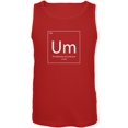 thumbnail image 1 of Um Periodic Table Red Adult Tank Top - Medium, 1 of 1