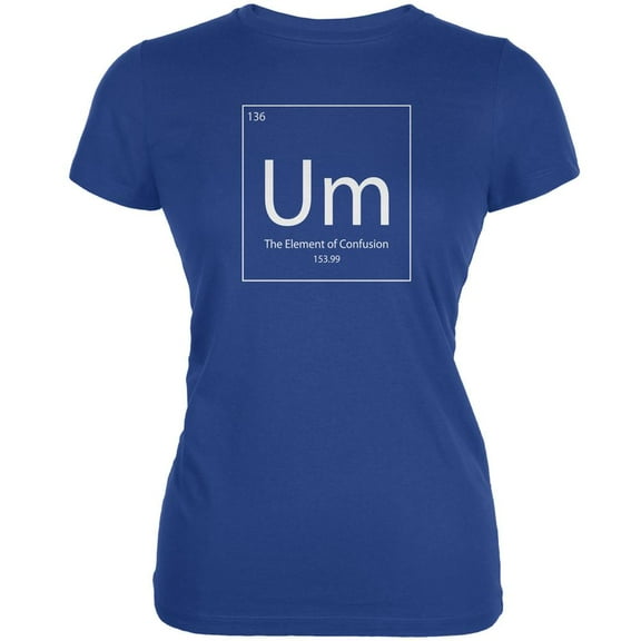 Um Periodic Table Royal Juniors Soft T-Shirt - X-Large