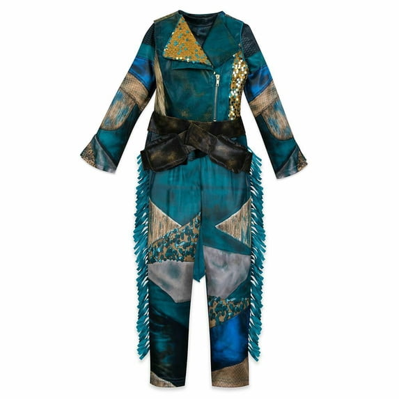 Uma Descendants Ursula Daughter 4pc Costume Set Girls Size 5/6