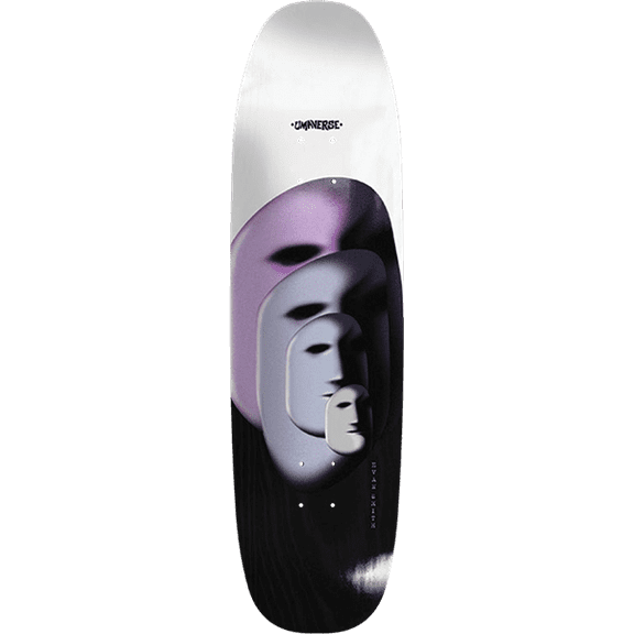 Uma Evan Faces Skateboard Deck 8.9x32.5 Fark Shape