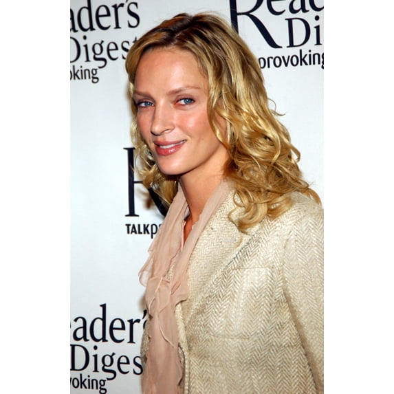 Uma Thurman At The Readers Digest Luncheon Recognizing Caring Companies At Cipriani, Ny September 28, 2004. (Photo By Brad Barket Everett Collection) Celebrity (8 x 10)