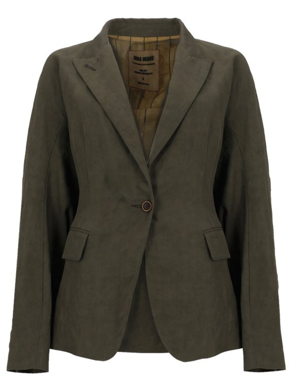 Kaia Fitted Single-Button Cape Jacket (Women's)