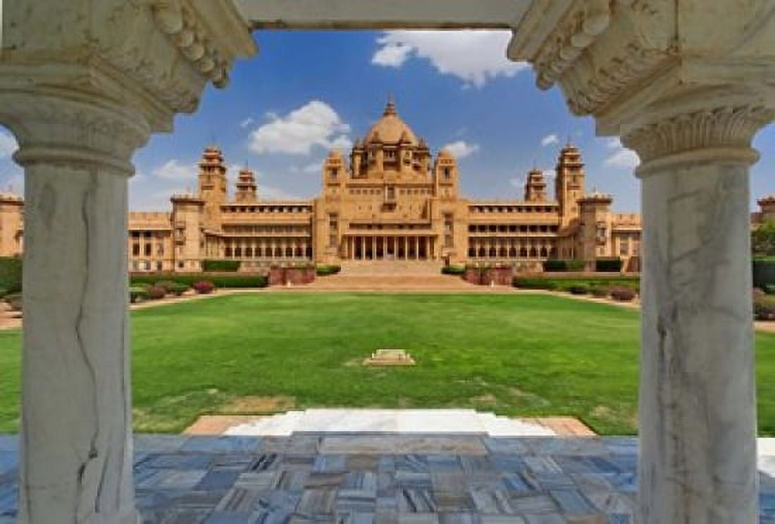 Umaid Bhawan Palace hotel Jodjpur India Canvas Art - Adam Jones DanitaDelimont (35 x 24)