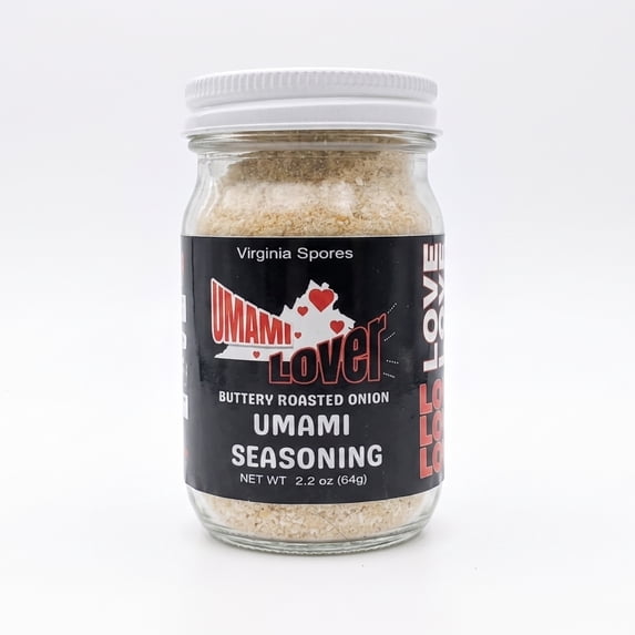 Umami Lover Buttery Roasted Onion Seasoning | Finishing Seasoning | Virginia Spores | 2.2 oz