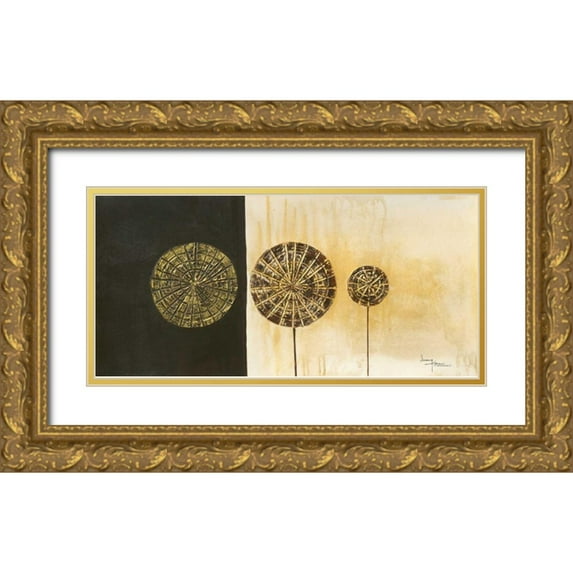 Umang 32x17 Gold Ornate Wood Framed with Double Matting Museum Art Print Titled - Lollies 1