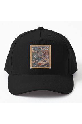 Umar at Fulad Castle Baseball Cap, Hamzanama Historical Foot Soldier Scene Design Hat