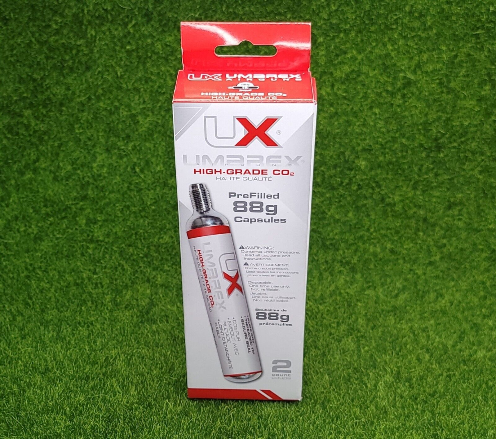Umarex 2252534 88g Co2 Cylinders 2 Pack - Walmart.com