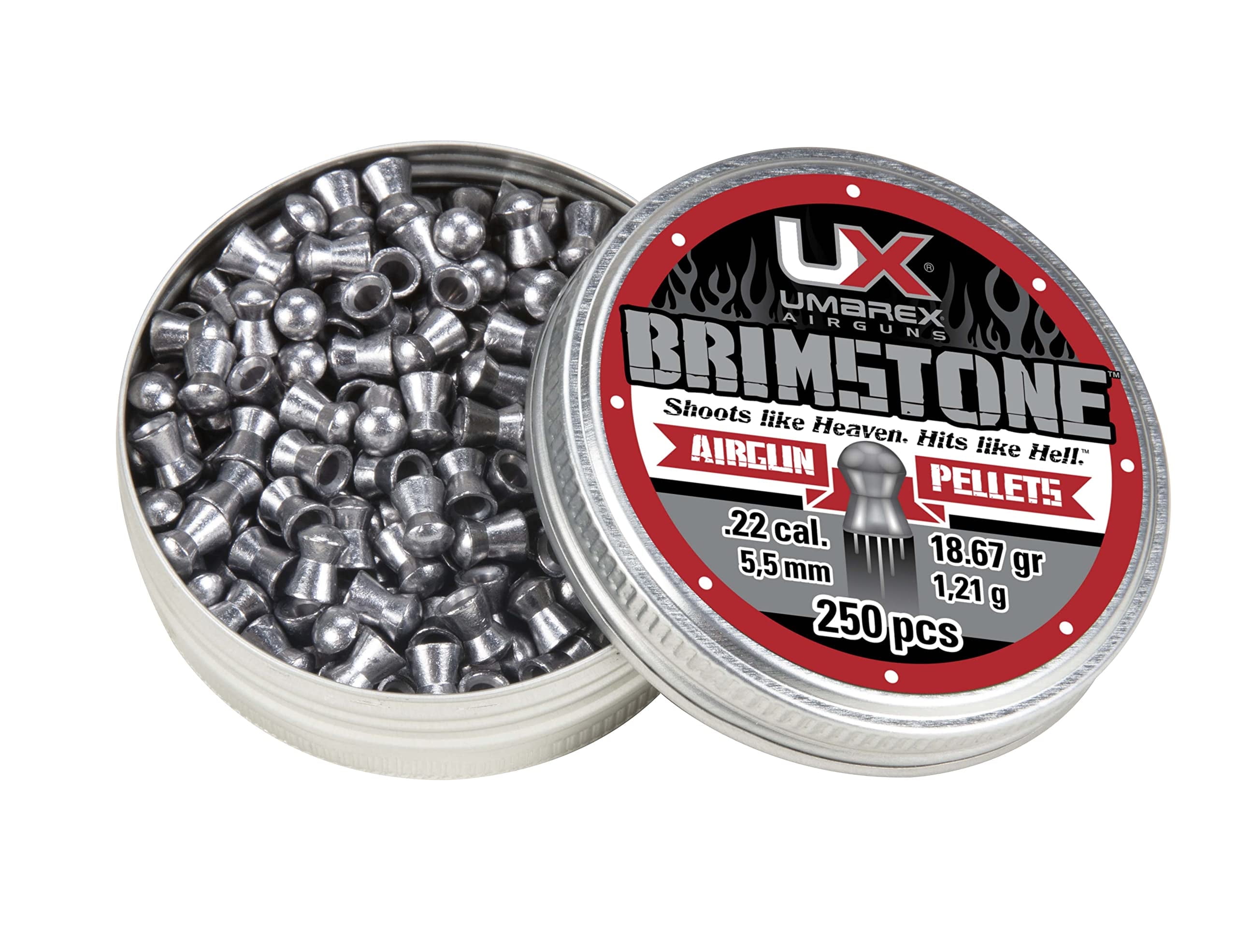 Umarex Brimstone Titan .22 Pellet 18.67 Grains 250 Per Tin 2211353
