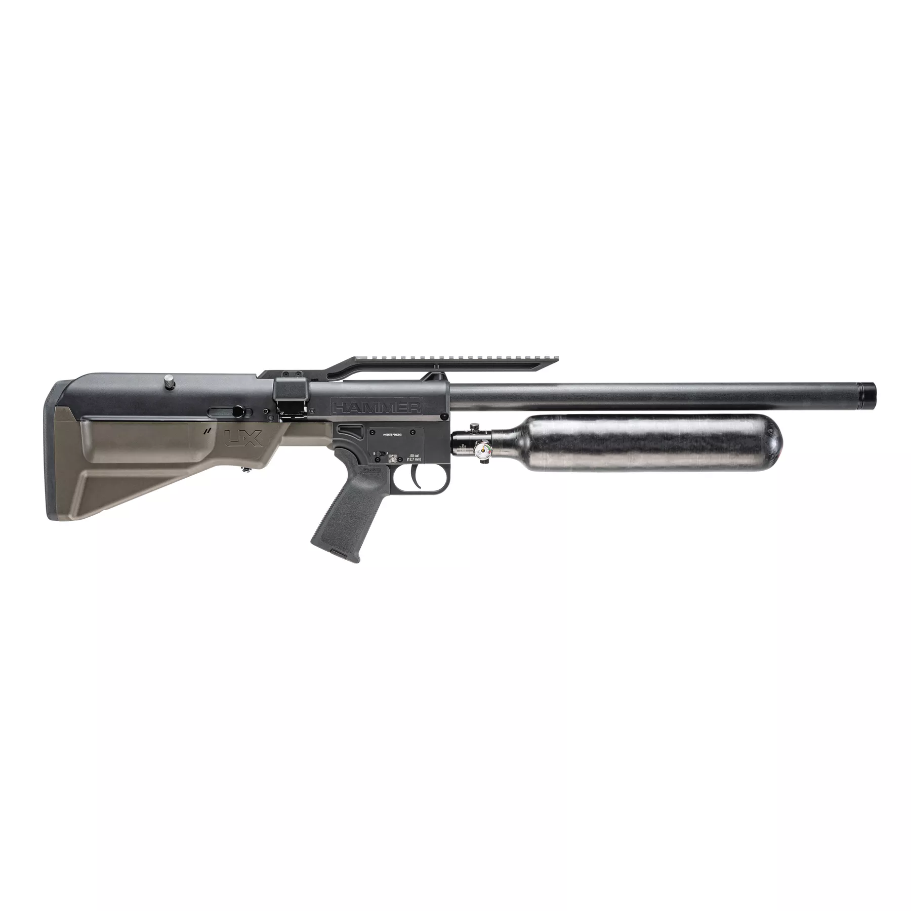 UMAREX Hammer Carbine .50 Caliber Air Rifle – Bolt Action, PCP System, 2-Shot Magazine