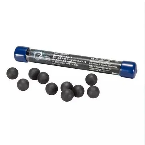 Umarex P2P Rubber Rounds 10 count .50 Cal (Black)