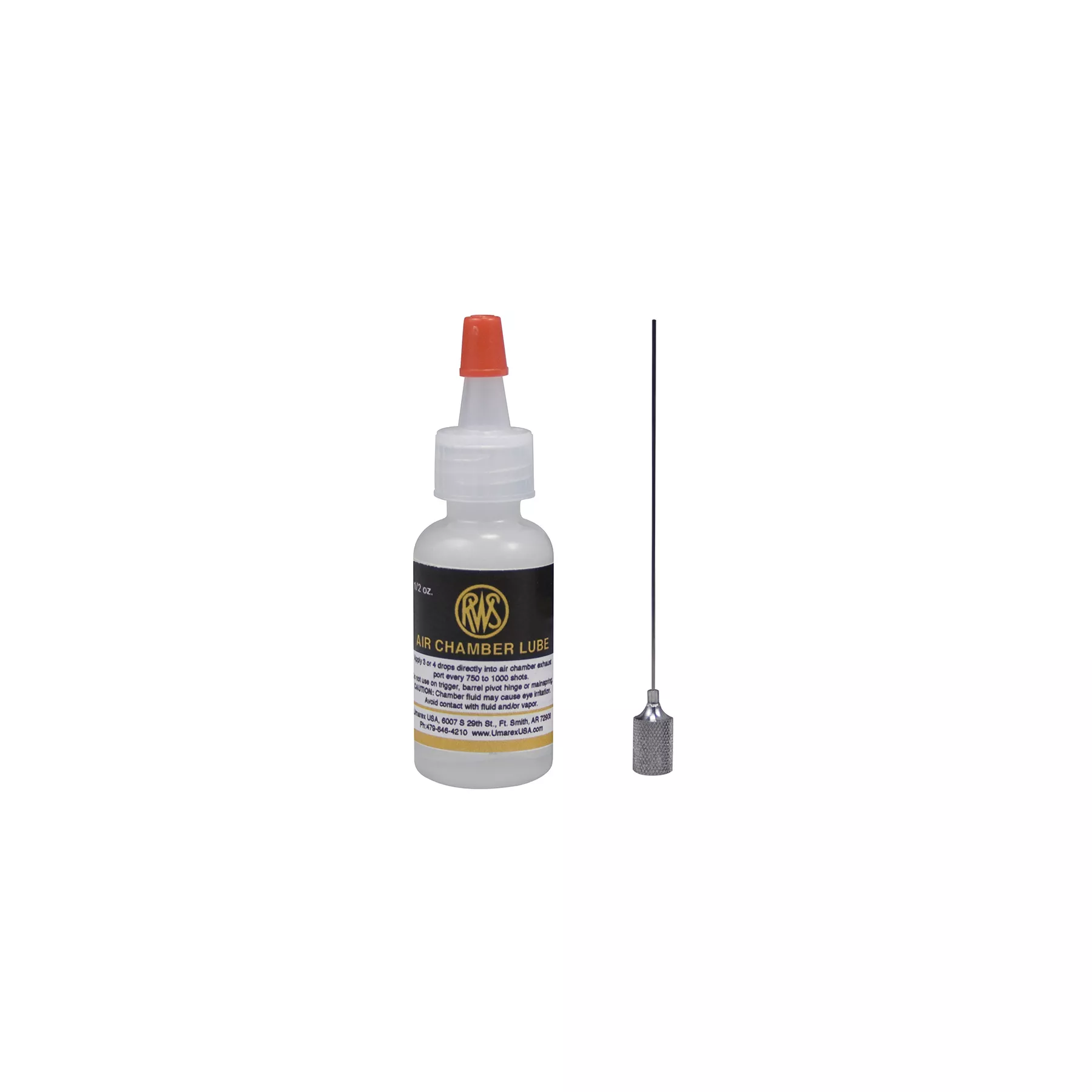 UMAREX Airgun Chamber Lube Silicone Oil with Application Needle, 0.5 oz