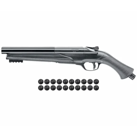 Umarex T4E TS 68 GEN 2 .68 Cal CO2 Paintball Marker (2292203) with Pack of 20x .68 Cal Reusable Black Rubber Balls Bundle