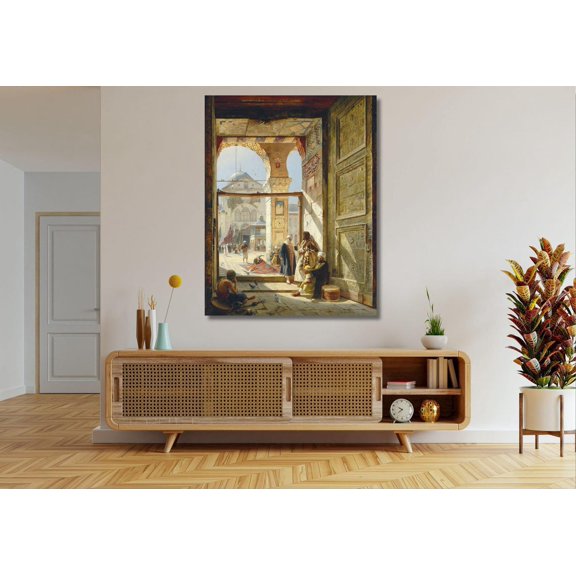 Umayyad Mosque Damascus Wall Decor Modern Home Artwork, Unframed Poster