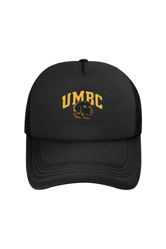 Umbc Retrievers Solid Color Lightweight Adult Mesh Baseball Cap