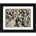 thumbnail image 1 of Umberto Boccioni 18x14 Black Ornate Wood Framed Double Matted Museum Art Print Titled - States of Mind, Those Who Go (1912), 1 of 5