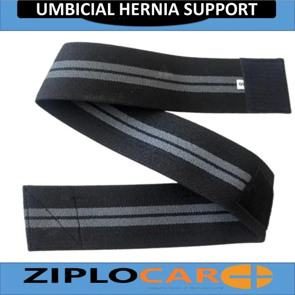 Umbilical Hernia Belt for Men and Women - Abdominal Support Binder with Compression Pad - Navel Ventral Epigastric Incisional and Belly Button Hernias Surgery Prevention Aid