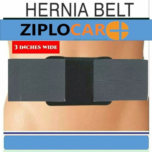 Umbilical Hernia Belt for Men and Women - Abdominal Support Binder with Compress