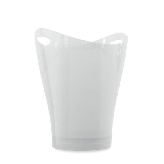 Umbra 082857-661 Garbino Small Trash/Waste Can Polypropylene Metallic White
