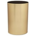 thumbnail image 1 of Umbra 082870-221 4.5 gal Metalla Trash Can - Matte Brass, 1 of 3
