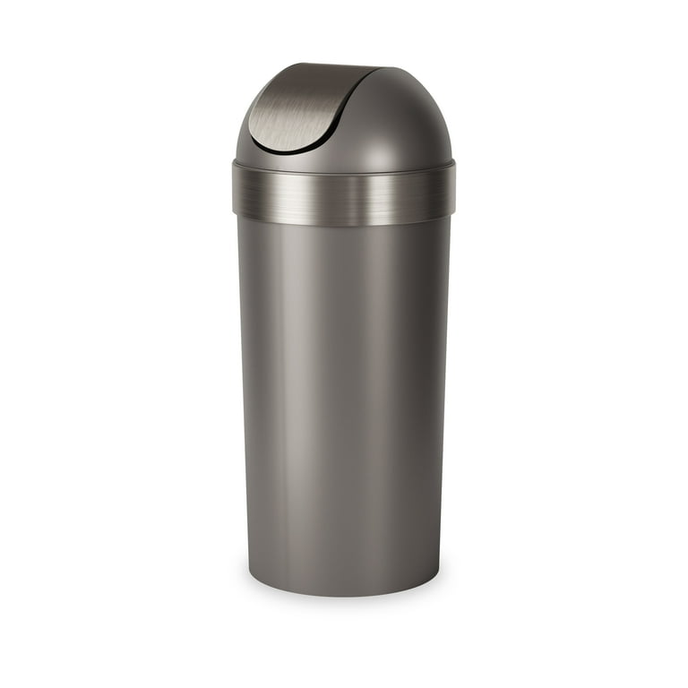 Umbra Venti 16-Gallon Swing Top Kitchen Trash Can – Large, 35-inch Tall  Garbage