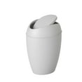 thumbnail image 1 of Umbra 2.4 gal Twirla Polypropylene Swing-Top Lid Bathroom Trash Can Garbage Can, Grey, 1 of 15