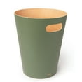thumbnail image 1 of Umbra 2 gal Woodrow Wood Open Top Bathroom, Bedroom, Office Trash Can, Spruce, 1 of 15