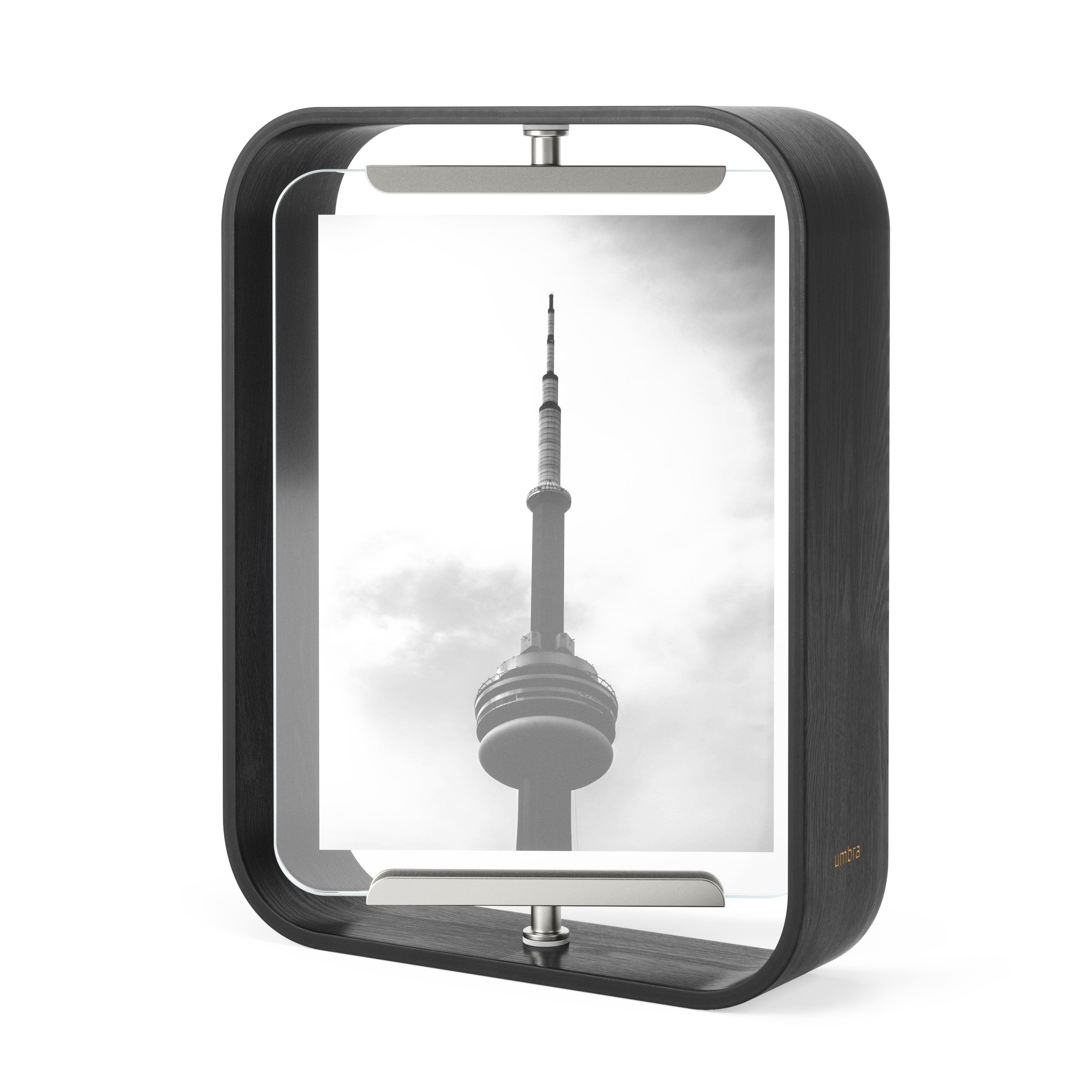 Bellwood Black 5x7 Floating Wood Picture Frame