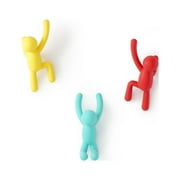 Umbra Buddy Decorative Wall Mounted 3 Hooks Multi Color