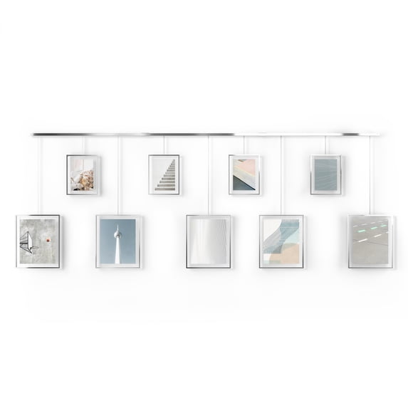 Umbra Exhibit 5"x7" 8"x10" Gallery Picture Frame, Set of 9