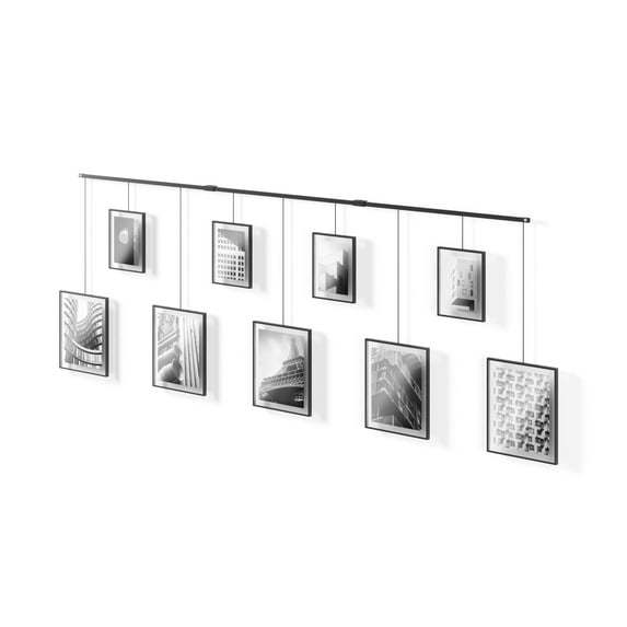 Umbra Exhibit 5"x7" 8"x10" Gallery Picture Frame, Set of 9