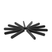 Umbra Fanfare Silicone Trivet Set of 2, Black
