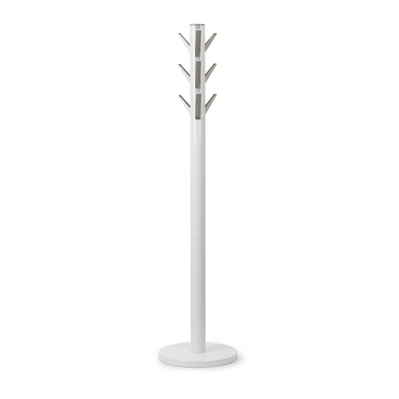 Umbra Flapper Coat Rack Entryway 9 Hook White