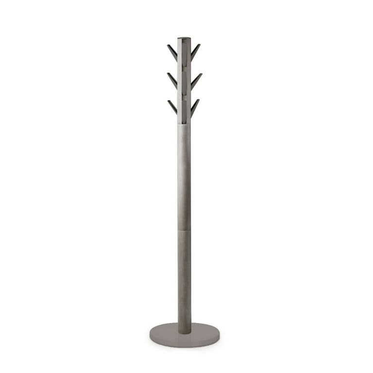 Umbra Flapper Coat Rack Entryway 9 Hooks Grey Walmart