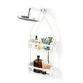 thumbnail image 1 of Umbra Flex Two Shelf Shower Caddy, White, 1 of 15