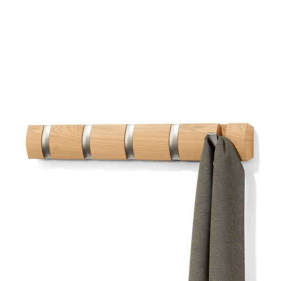 Umbra Flip 5 Hook Wall Mounted Coat Rack