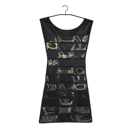 Umbra Little Black Dress Hanging Jewelry Organizer, Black