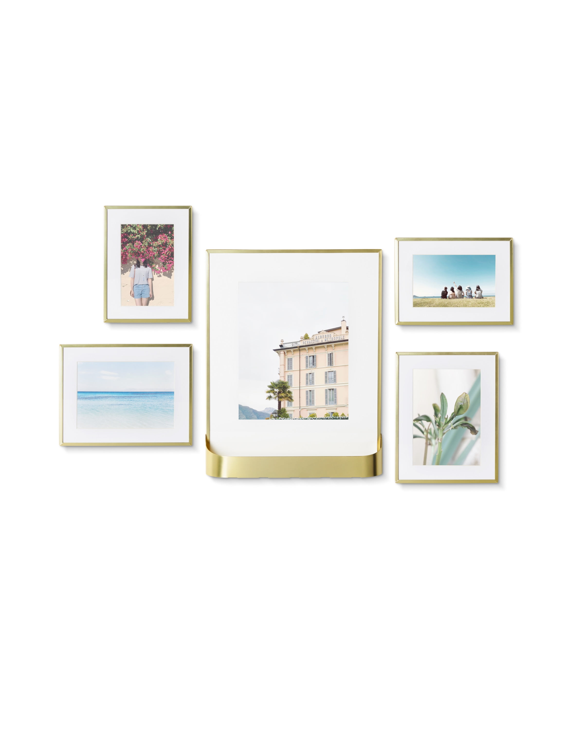 Umbra Matinee Gallery Wall Picture Frame, Set of 5, 4x6, 5x7, 8x10