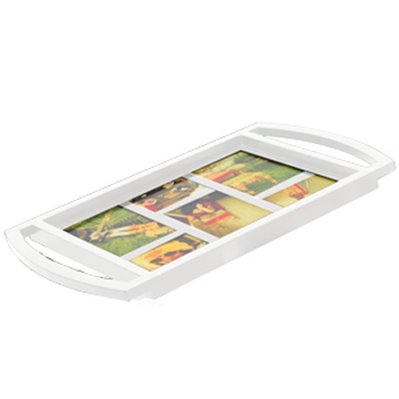 Umbra PICTOTRAY SERVING TRAY in white wood