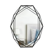 Umbra Prisma 22x17" Decorative Geometric Wall Mirror Black