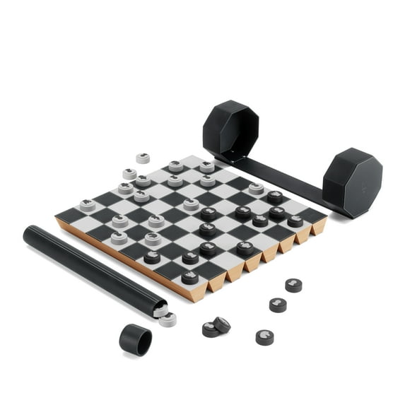 Umbra Rolz Chess Checkers Set