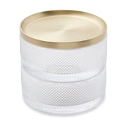 Umbra Tesora Two-Tier Jewelry Organizer Storage Box with Removable Lid
