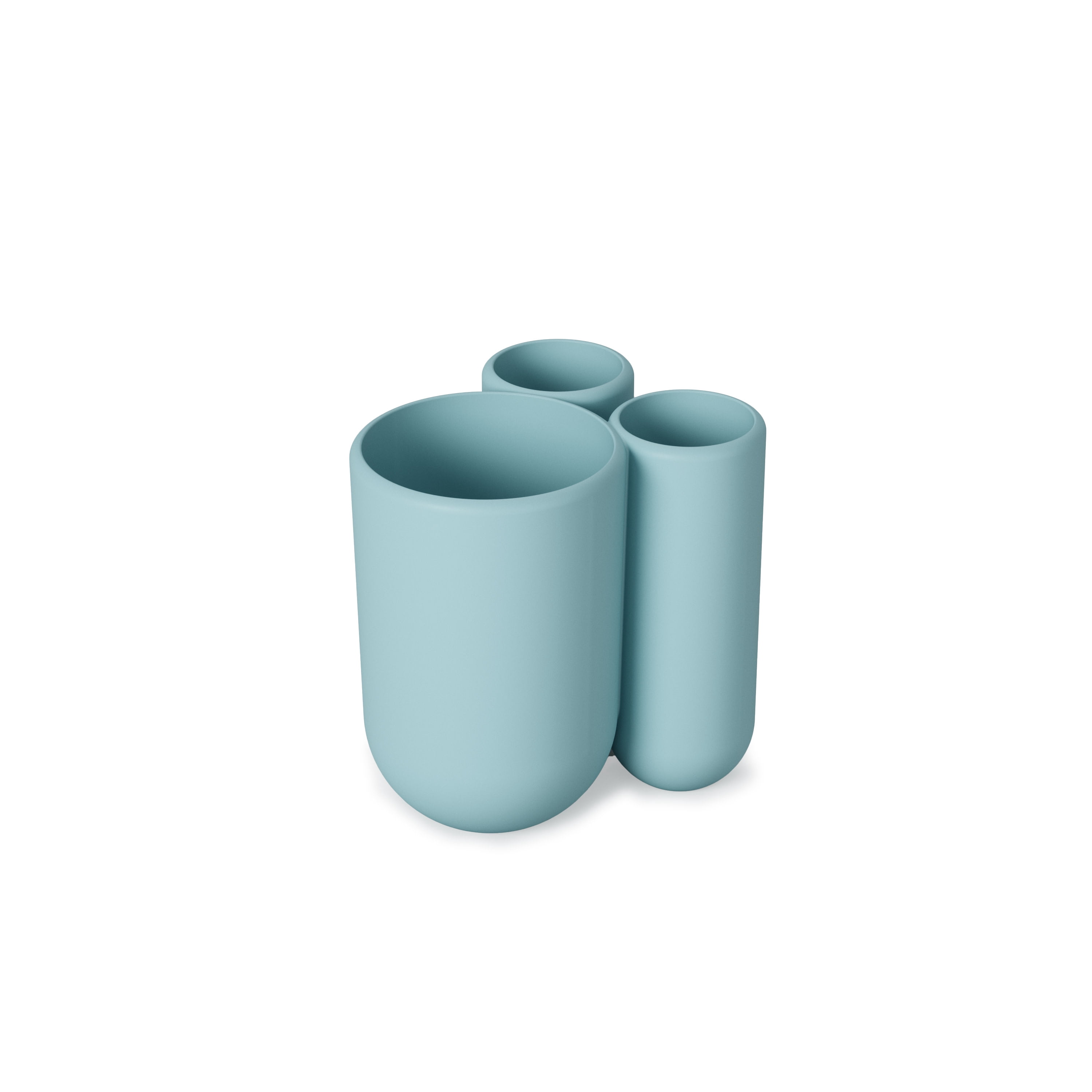Umbra Touch Ocean Blue Toothbrush Holder And Toothpaste Organizer ...