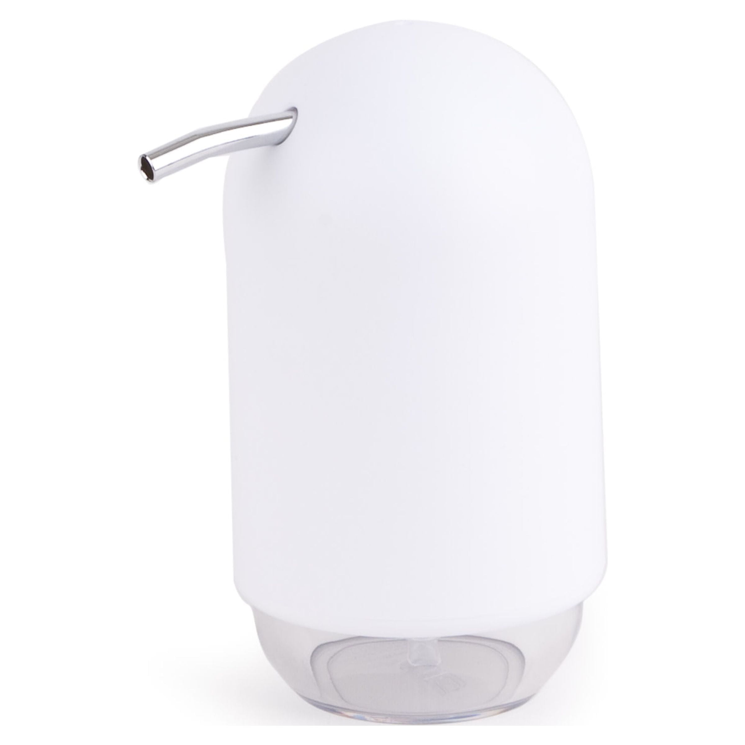 White Matte Soft-Touch Soap and Lotion Dispenser