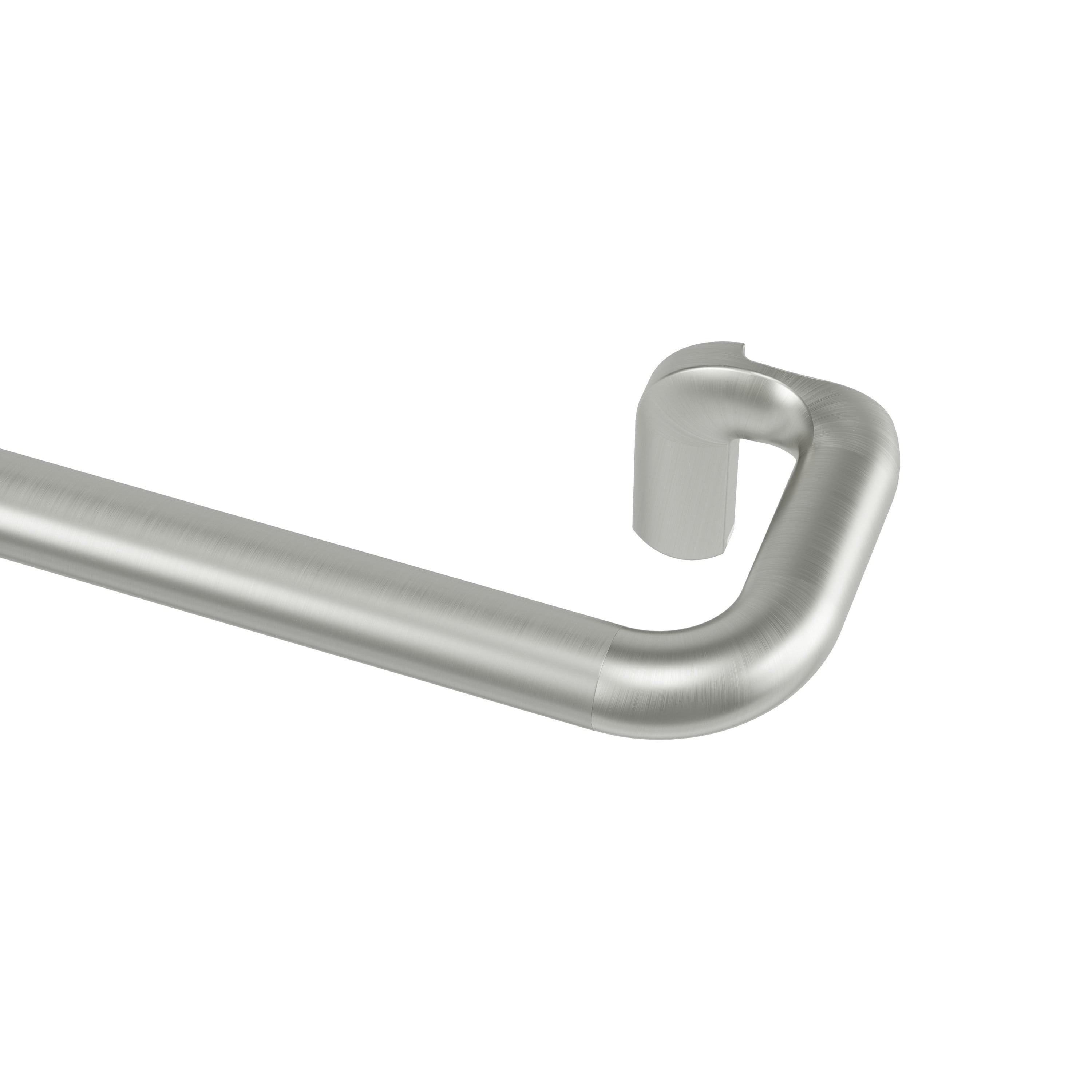 Matte Nickel Adjustable Room Darkening Curtain Rod
