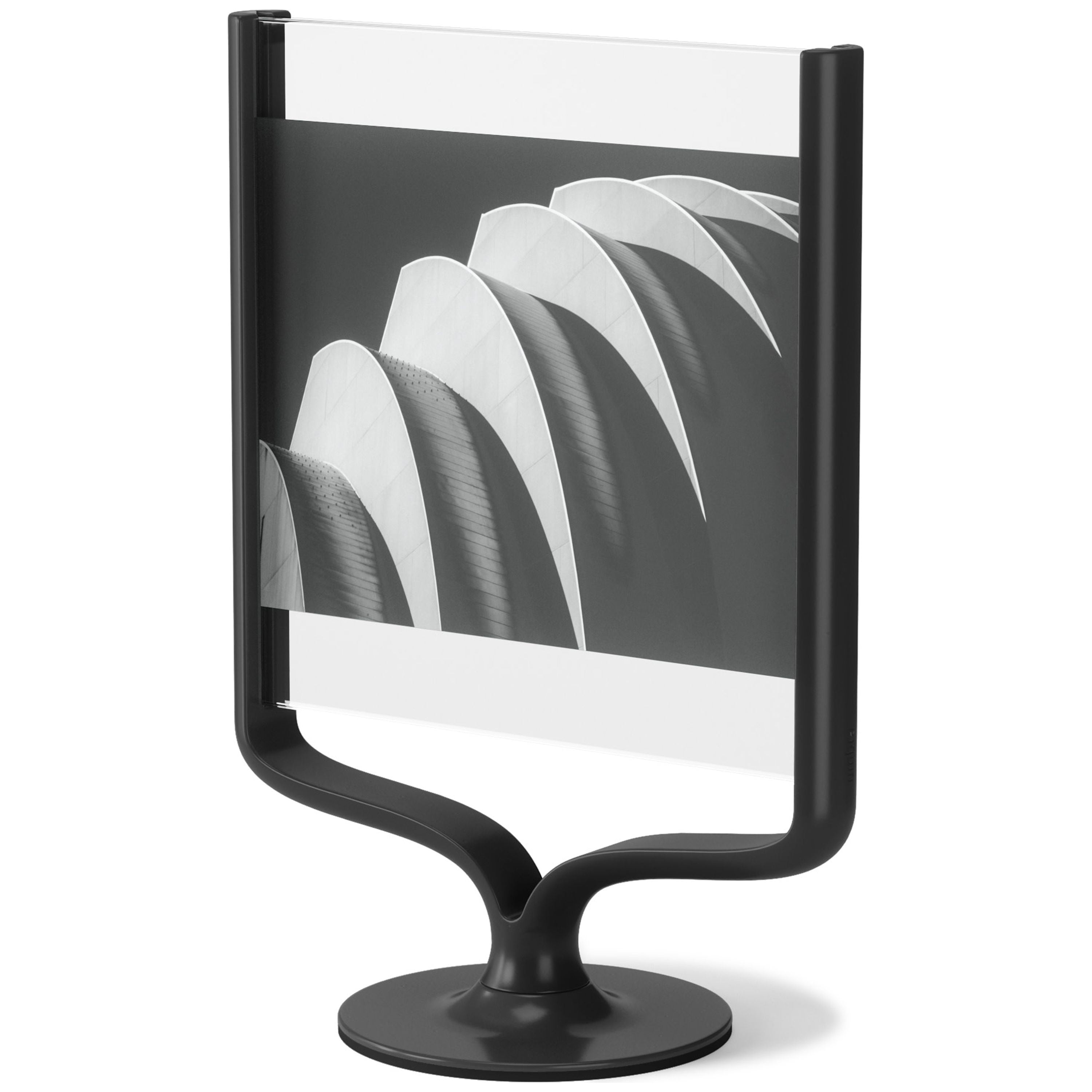 Classic Black Aluminum Floating 5x7 Tabletop Frame