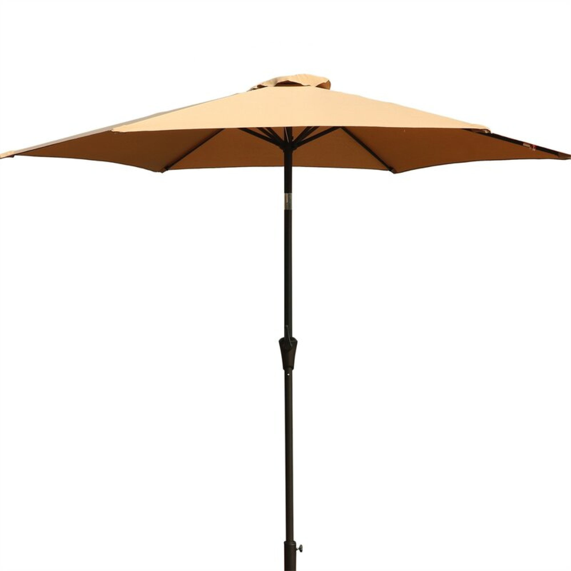 Umbrella 2.7M for Beach Garden Patio Outdoor Market Taupe (Base Not Included)